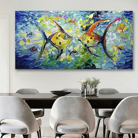 Hand Painted Oil Painting Modern Paintings Home Interior Decor Art Painting Large Canvas Art Living Room Hallway Bedroom Luxurious Decorative Painting (Style: 1, size: 70x140cm)