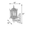 Gothic Wall Lighted Sconce