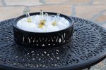 Grand Bonaire Weave Outdoor Fire Pit Table With Accessories (KIT)