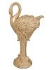 Golden Drizzle Swan Vase