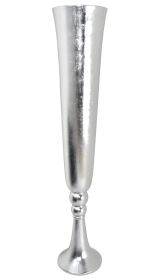 Dramatic Argento Tall Vase