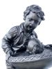 Boy Drinking at Water Fountain Self Contained