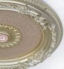 Rose Gold Petite Round Ceiling Medallion 24 Inch Diameter