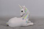 Unicorn Foal Resting Rainbow