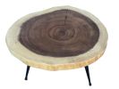 Suar Wood Round Coffee Table