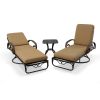 Grand Bonaire Weave  Swivel Chaise Lounge Set of 3