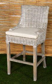 Alfresco Bar Stool Kuba Weave Savannah Wash