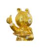 Cosmic DJ Astronaut Statue Gold