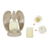 Nordic Style Resin Angel Electronic Candle Holder Living Room Church Decorations