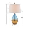 Cortina Ombre Glass Table Lamp, Set of 2