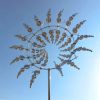 Outdoor Metal Windmill For Yard And Garden Decoration, Dynamic Wind Sculpture, Easy To Install, Beautiful And Durable, Wind Power Rotates Sculpture, C