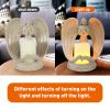 Nordic Style Resin Angel Electronic Candle Holder Living Room Church Decorations