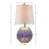 Ranier Iridescent Glass Table Lamp