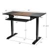 48 Inch Standing Desk with Keyboard Tray