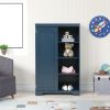 PRACTIACAL SIDE CABINET FOR NAVY BLUE COLOR, WITH 1 DOOR WITH SHELF