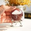 1pc Thunder Cloud Round Holiday Gift Desktop Home Creative Crystal Ball Small Ornaments, Living Room Bedroom Decoration Crafts, Home Decor,Christmas G