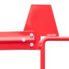 8FT Weather Resistant Yard Garden Windmill Red