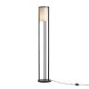 Charlton Metal Floor Lamp with Glass Cylinder Shade