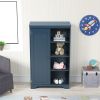 PRACTIACAL SIDE CABINET FOR NAVY BLUE COLOR, WITH 1 DOOR WITH SHELF