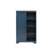 PRACTIACAL SIDE CABINET FOR NAVY BLUE COLOR, WITH 1 DOOR WITH SHELF