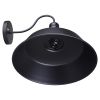 14in Wall-mounted Metal Light/Black