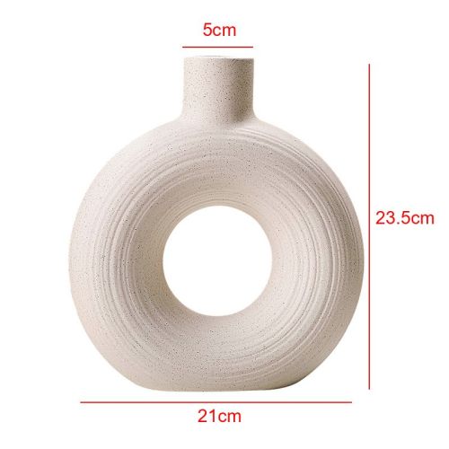 2Pcs Nordic Ceramic Vase Snuggle Set White Matte Creative Vase INS Flower Pot Living Room Home Offical Desktop Decor Accessories 2Pcs Nordic Ceramic Vase Snuggle Set White Matte Creative Vase INS Flower Pot Living Room Home Offical Desktop Decor Accessories